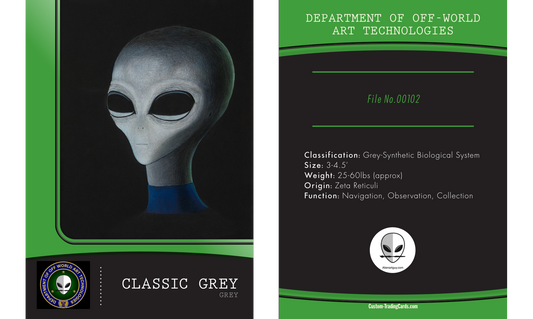 Trading Card - Classic Grey