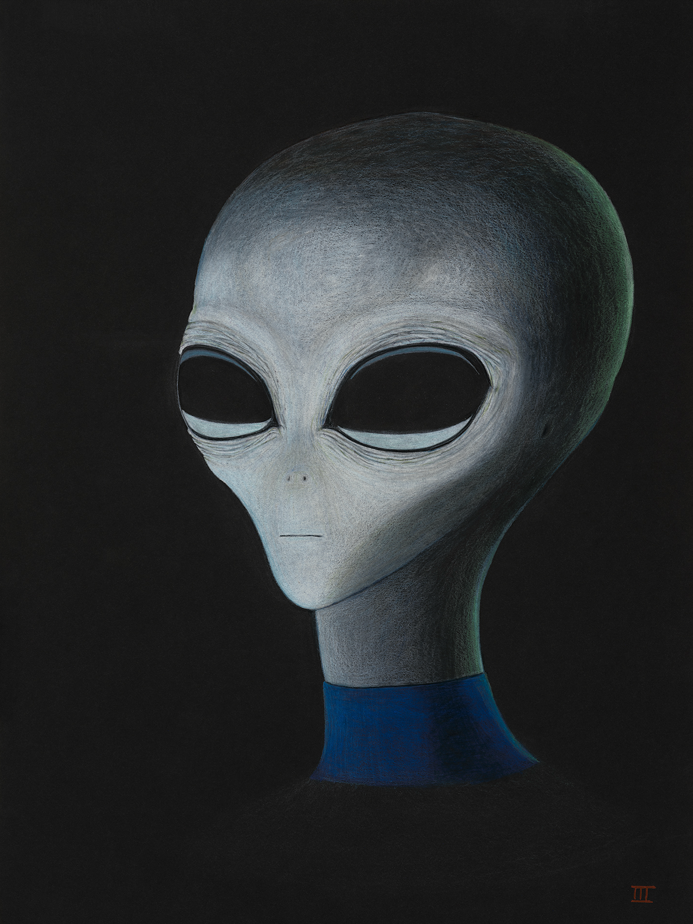 Classic Grey - Grey-Synthetic Biological System; Size: 3'-4.5'; Weight: 25-60lbs; Origin: Zeta Reticuli; Function: Navigation, Observation, Collection